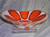 Hippy Bowl Glass Art Piece